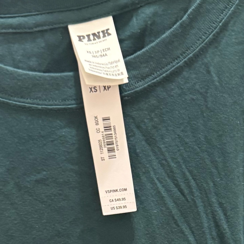 PINK Victoria's Secret Teal Top